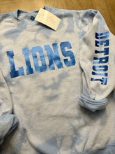 Load image into Gallery viewer, Lions Detroit Bleach Dyed Sweatshirt