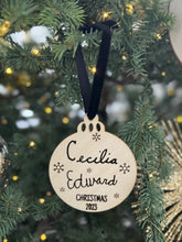 Load image into Gallery viewer, Handwritten Name Ornament