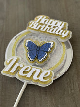 Load image into Gallery viewer, Butterfly Shaker Cake Topper