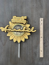 Load image into Gallery viewer, Sunflower Shaker Cake Topper