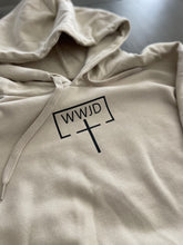 Load image into Gallery viewer, WWJD Cross Sweatshirt