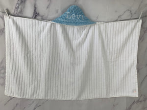 Baby Blue Bubble Bath Hoodie/Hooded Towel