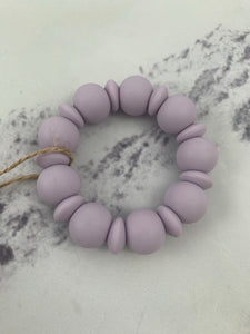Teething Ring & Bracelet - Lavender