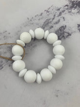 Load image into Gallery viewer, Teething Ring &amp; Bracelet - White