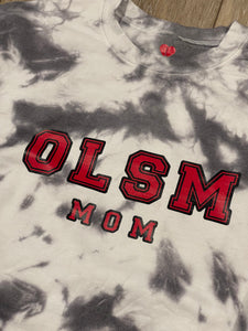 OLSM Mom Sweatshirt Hand Dyed Charcoal