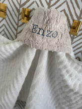 Load image into Gallery viewer, Pearl Willow Dusty Blue Embroidery Bath Hoodie/Hooded Towel