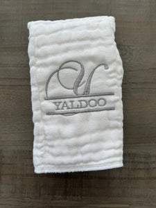 Monogram Letter & Name Burp Cloth