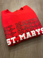 Load image into Gallery viewer, St. Marys Red Short Sleeve T-shirt, Long Sleeve T-Shirt, Crewneck Sweatshirt