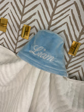 Load image into Gallery viewer, Flat Baby Blue Bath Hoodie/Hooded Towel