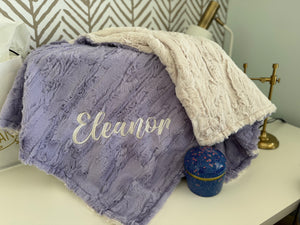 Lavender & Pearl Willow Blanket