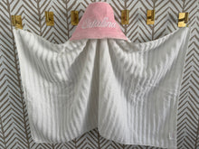 Load image into Gallery viewer, Flat Pink Bath Hoodie/Hooded Towel