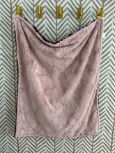 Load image into Gallery viewer, Plum Wavy with Dusty Pink Hyde Back Blanket