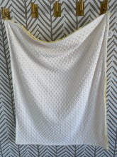 Load image into Gallery viewer, Canary Hyde with white bubble back &amp; Bow Burp Cloth Gift Set