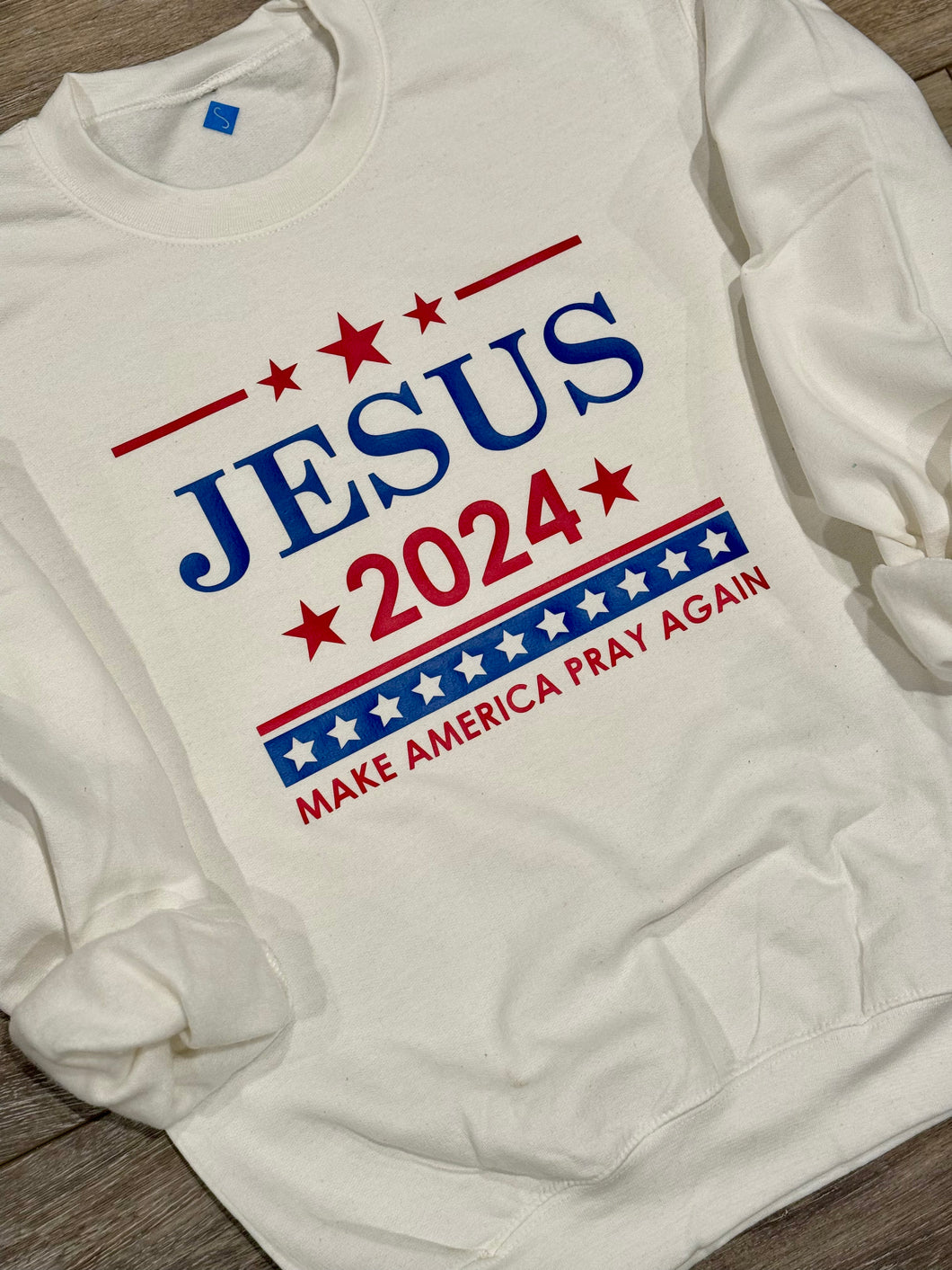 Jesus 2024 -Make America Pray Again Sweatshirt Youth & Adult
