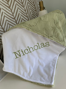 Thyme Hyde Flat White Back Blanket No Ruffle