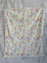 Load image into Gallery viewer, Floral pink, yellow &amp; Blue Blanket &amp; Towel Gift Set