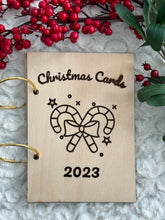 Load image into Gallery viewer, Candy Canes Christmas 2023 Card Holder