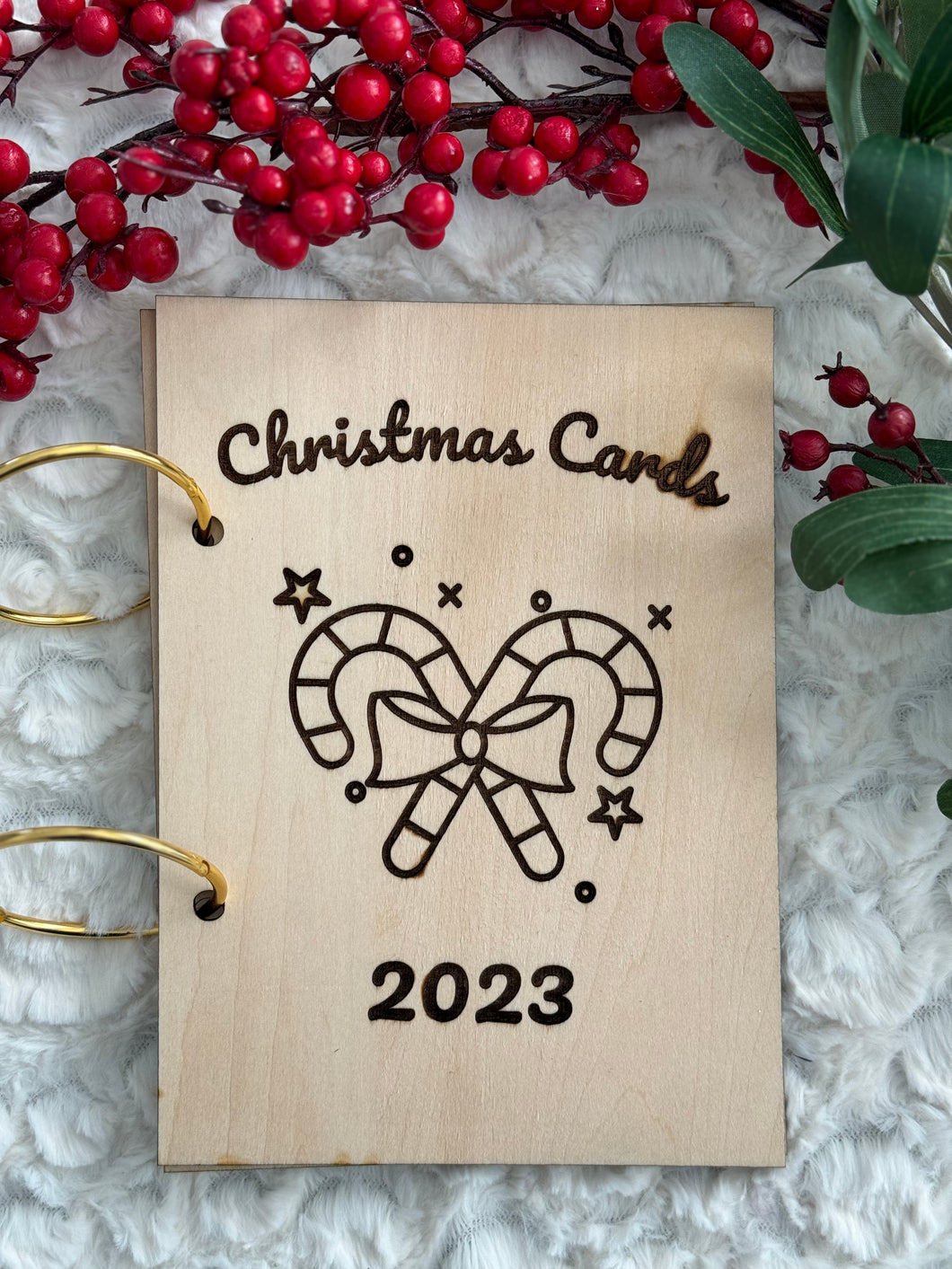 Candy Canes Christmas 2023 Card Holder