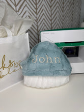 Load image into Gallery viewer, Mist Hyde with Pearl Embroidery Hooded Towel