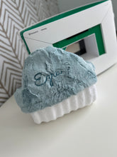 Load image into Gallery viewer, Mist Hyde with Dark Mist Embroidery Hooded Towel