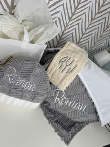 Gray Ziggy No Ruffle Gift Set