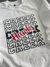 Load image into Gallery viewer, Creek Hawks Short Sleeve T-shirt, Long Sleeve T-Shirt, Crewneck Sweatshirt