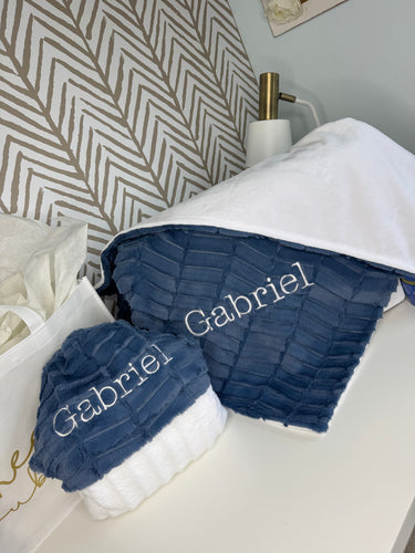 Denim Oxford No Ruffle Gift Set