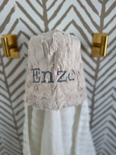 Load image into Gallery viewer, Pearl Willow Dusty Blue Embroidery Bath Hoodie/Hooded Towel