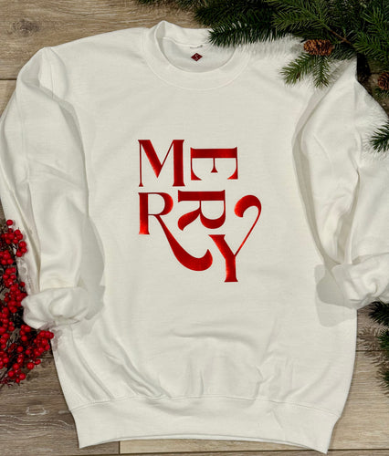 MERRY T-Shirt, Crewneck Sweatshirt Christmas 2023