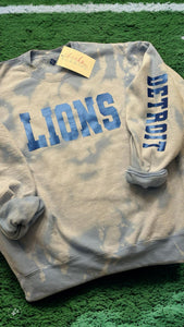 Lions Detroit Bleach Dyed Sweatshirt