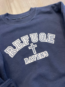 Refuge Ravens Adult/Youth Navy Crewneck