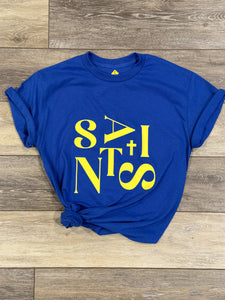 Saints Cobalt Short Sleeve T-shirt