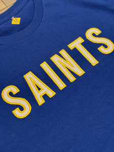 Saints Cropped Cobalt Short Sleeve T-shirt
