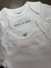 Load image into Gallery viewer, Jesus Is King Onesie