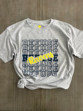 Load image into Gallery viewer, Refuge Ravens Heather Gray Short Sleeve T-shirt, Long Sleeve T-Shirt, Crewneck Sweatshirt