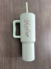 Load image into Gallery viewer, Mint Tumbler with Engraved Name