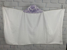Load image into Gallery viewer, Lavender Damask Bath Hoodie/Hooded Towel