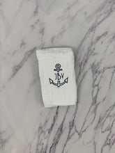 Load image into Gallery viewer, Anchor &amp; Monogram Burp Cloth