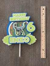 Load image into Gallery viewer, Dinosaur Inspired Shaker Cake Topper