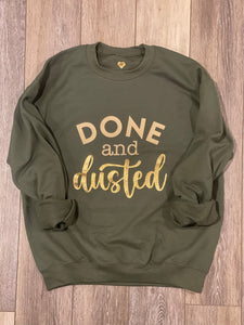 Done & Dusted Adult Crewneck