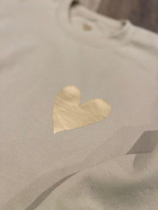 Heart and Initial Sweatshirt