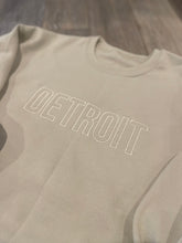 Load image into Gallery viewer, Detroit Crewneck Sand Sweatshirt