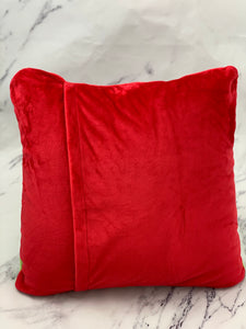 Red with Jade Pocket Reading Pillow