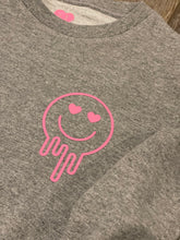 Load image into Gallery viewer, Toddler Crewneck Sweatshirt with Drippy Emoji