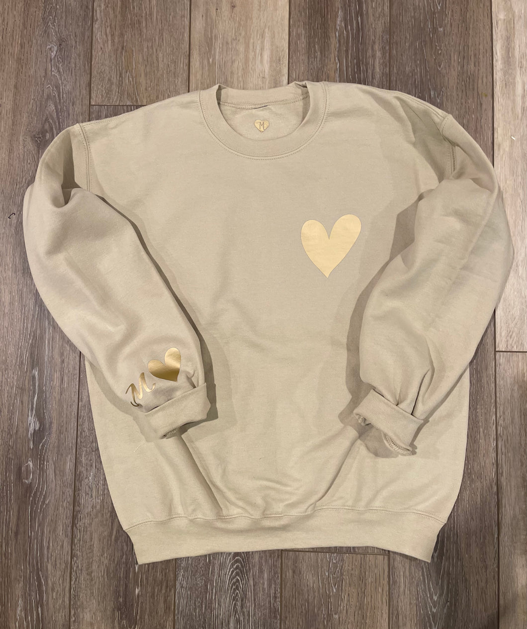 Heart and Initial Sweatshirt