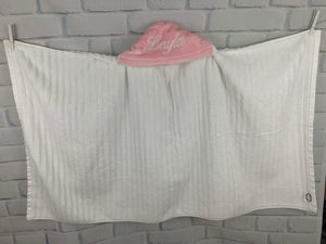 Flat Pink Bath Hoodie/Hooded Towel