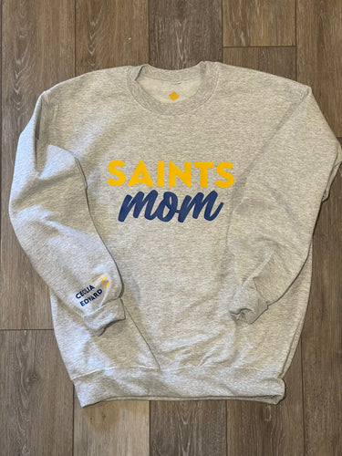 Saints Mom Crew Neck Sweatshirt