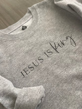 Load image into Gallery viewer, Toddler Crewneck Sweatshirt with Jesus is King