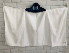 Load image into Gallery viewer, Flat Navy Bath Hoodie/Hooded Towel