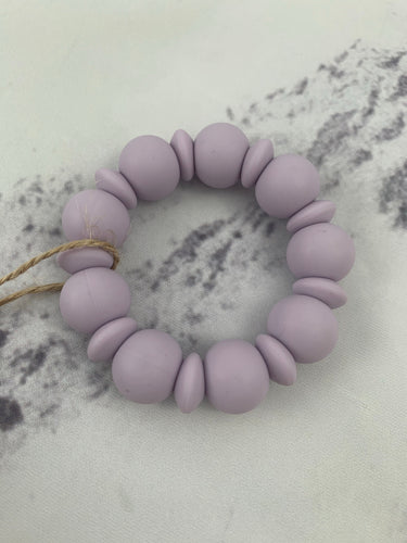 Teething Ring & Bracelet - Lavender